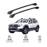 RENAULT DUSTER 2014-2017 TRX1 Thunder Carrier Barres transversales pour galerie de toit de voiture, 2 barres